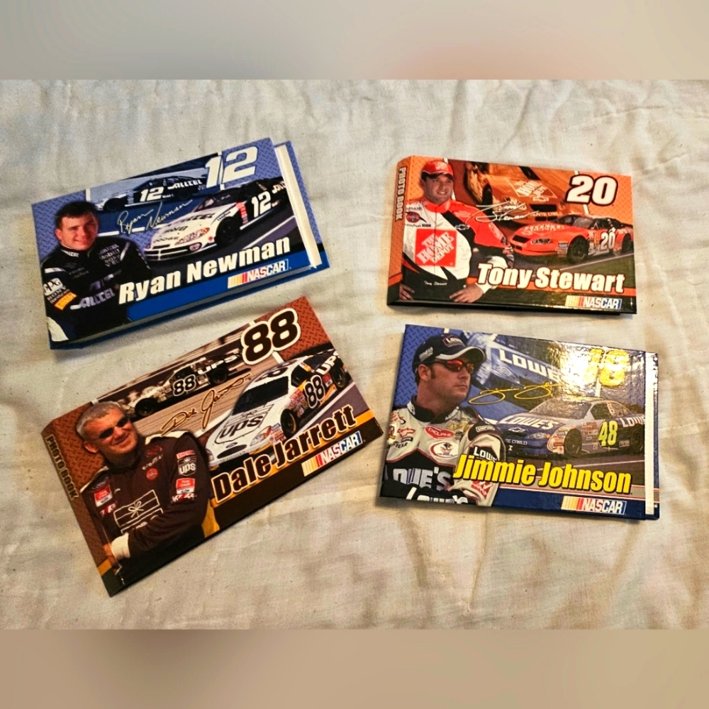 Vintage 2003 Nascar photo albums/ autograph books‎ ~ set of 4